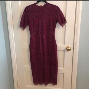 ISO Vici Collection Just Me Lace Midi Dress - M